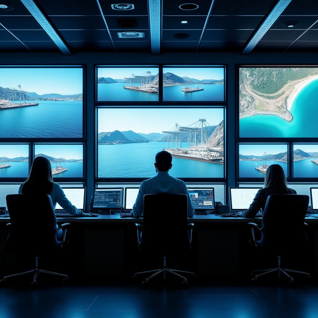 Centro de control digital portuario